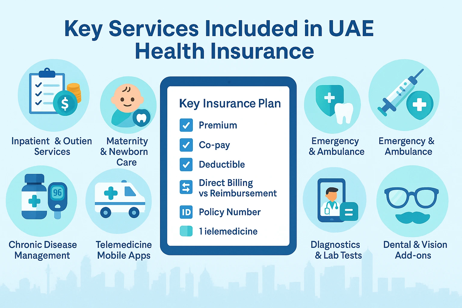 Key Services Included in UAE Health Insurance