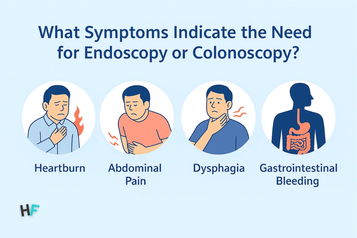 What Symptoms Indicate the Need for Endoscopy or Colonoscopy