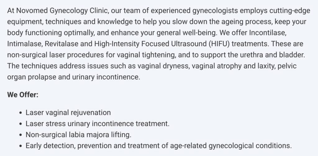 Novomed Obstetrics and Gynecology Center – Dubai Marina