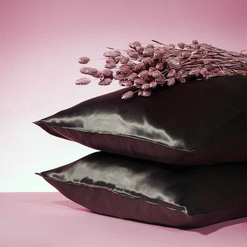 Grey Mulberry Silk Pillowcase