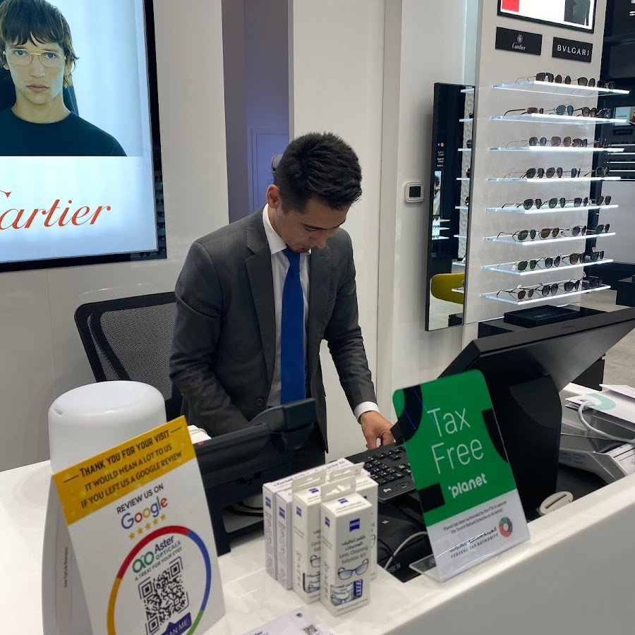 Aster Opticals Bluewaters