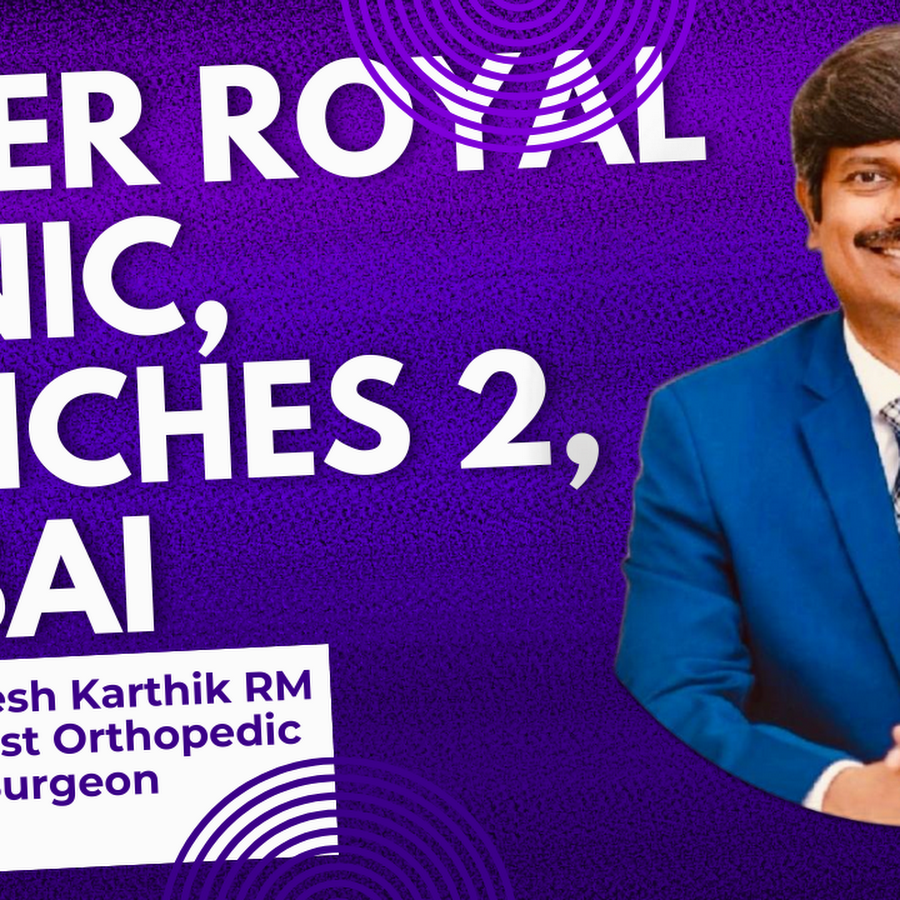 Dr Vignesh Karthik orthopedic surgeon