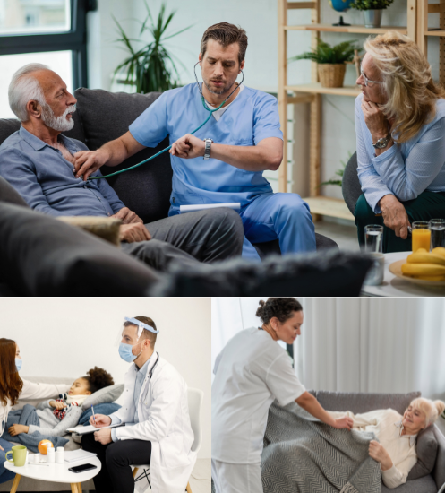 Fastcare Home Health care 24/7 Doctor On call IV Therapy Blood Test