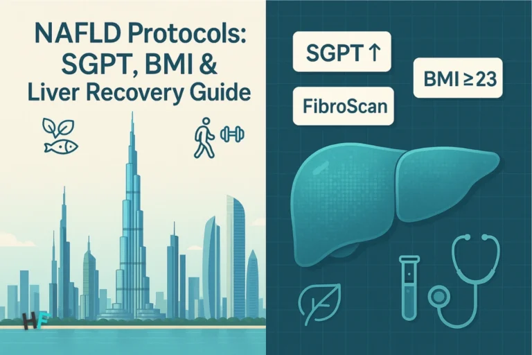 NAFLD Protocols UAE 2025: SGPT Trends, BMI Cutoffs, FibroScan Insights & Liver Diet Plan