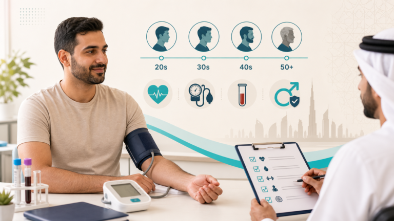 Men’s Health Checkups in the UAE by Age